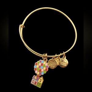 Disney Alex and Ani UP Charm Bangle Bracelet